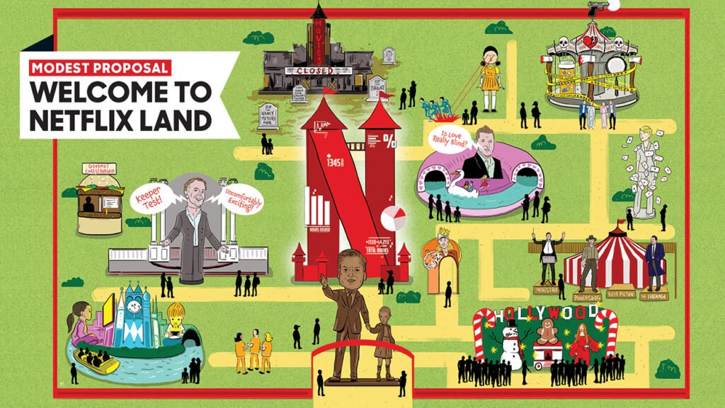 Netflix Land Illustration