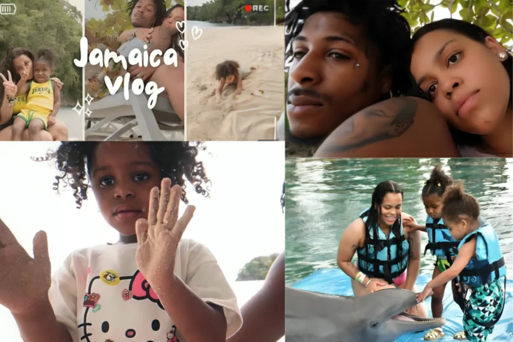 Watch: NBA YoungBoy’s Wife Jazlyn Shares Rare Vacation Vlog From Their First Trip Abroad With Kids