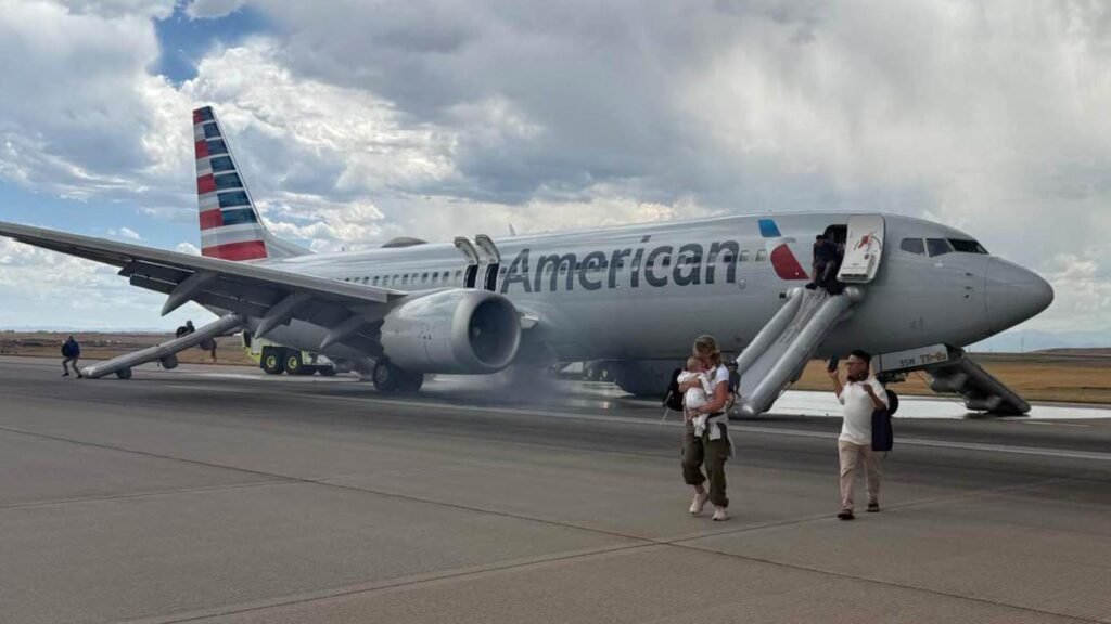 American Airlines Boeing 737 MAX 8 evacuated following fire incident after taxiing for one hour