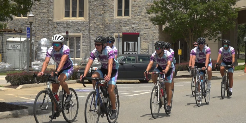 Bike4Alz riders make stop in Blacksburg during cross-country road trip benefitting Alzheimer’s research