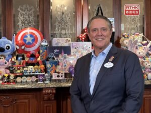 Michael Moriarty said the upcoming two expansions will be "game-changers" for Hong Kong Disneyland. Photo: RTHK