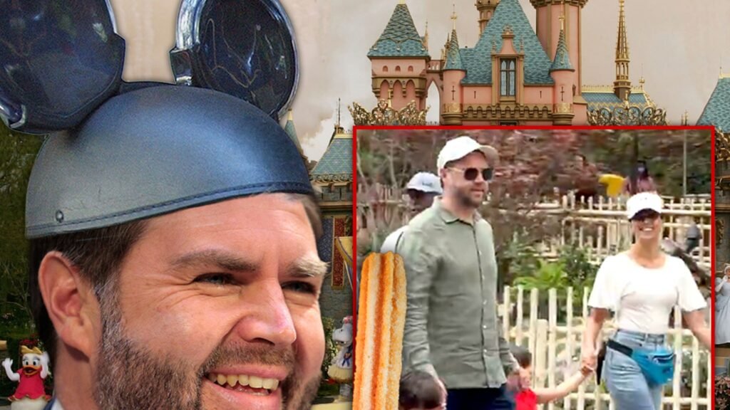 JD Vance Goes to Disneyland with Family, Rides 'Tiana's Bayou Adventure'