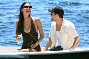 Paul Wesley and Girlfriend Natalie Kuckenburg on Yacht Vacation in Italy: Photos