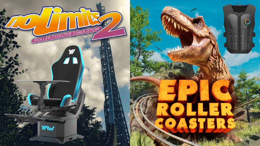 Ride Roller Coasters At Home With A Seated Motion Simulator & Haptics
