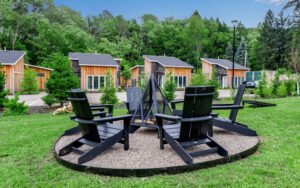 This Tiny Cabin Village in Ellicottville is the Perfect Summer Staycation Destination