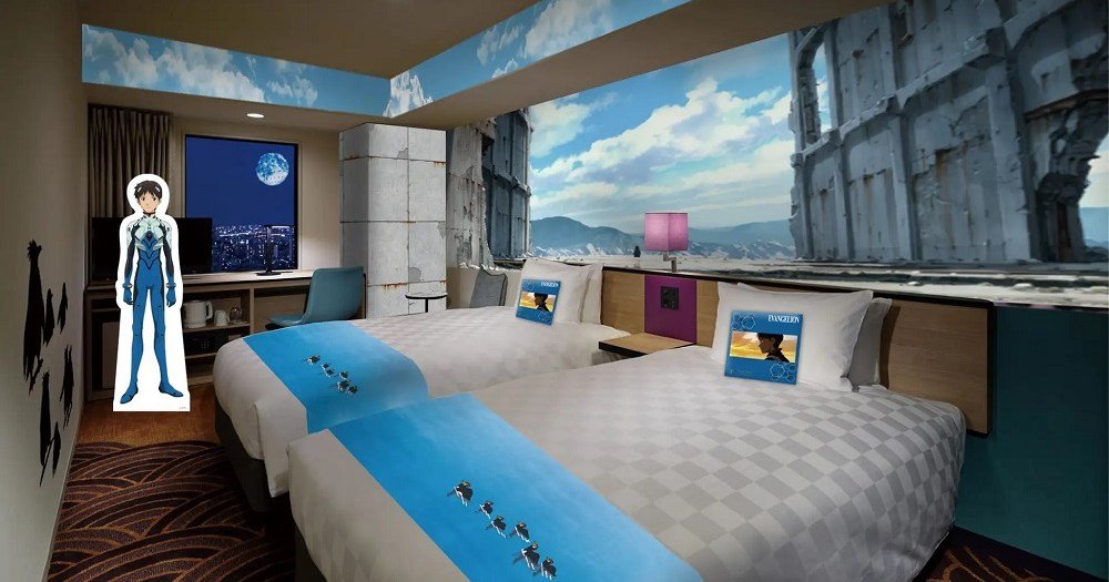 Tokyo hotel creates Evangelion rooms and Evangelion lounges for fans to mingle in【Photos】　