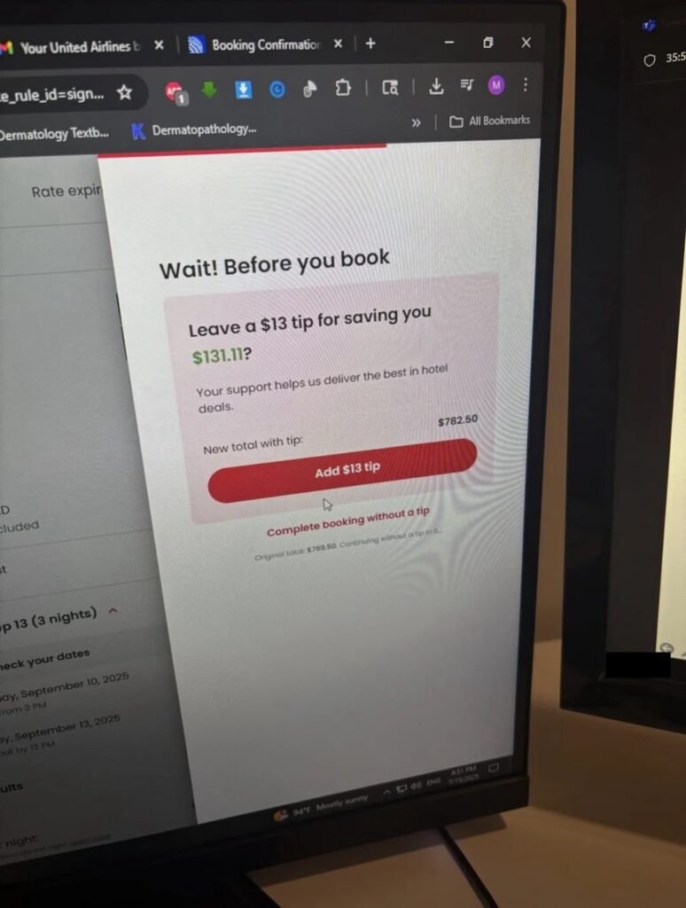 Zero Service, 100% Shameless: Hotel Booking Websites Now Demand Tips Just For Reserving A Room [Roundup]