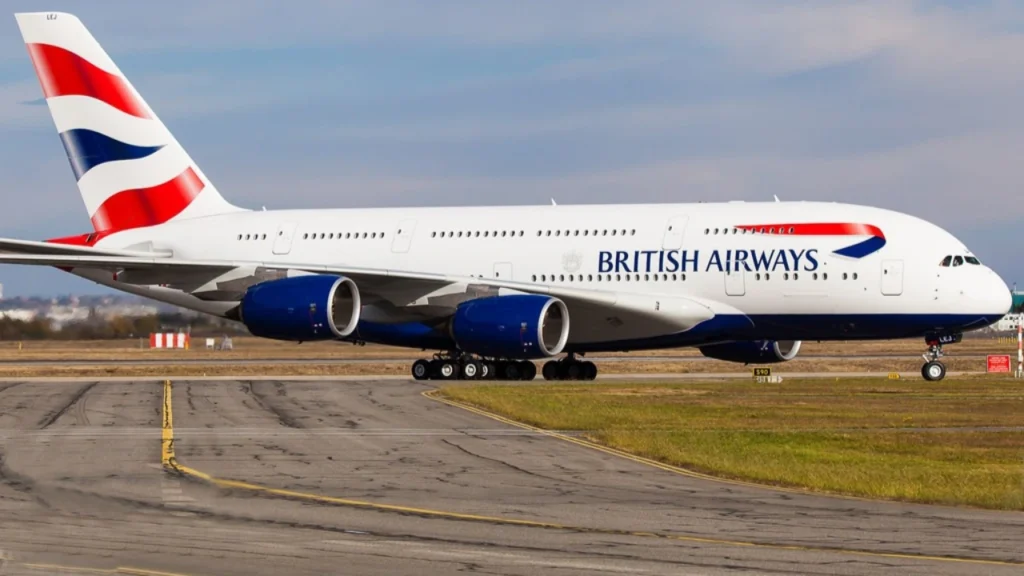 British Airways Airbus A380 Makes U-Turn to Johannesburg