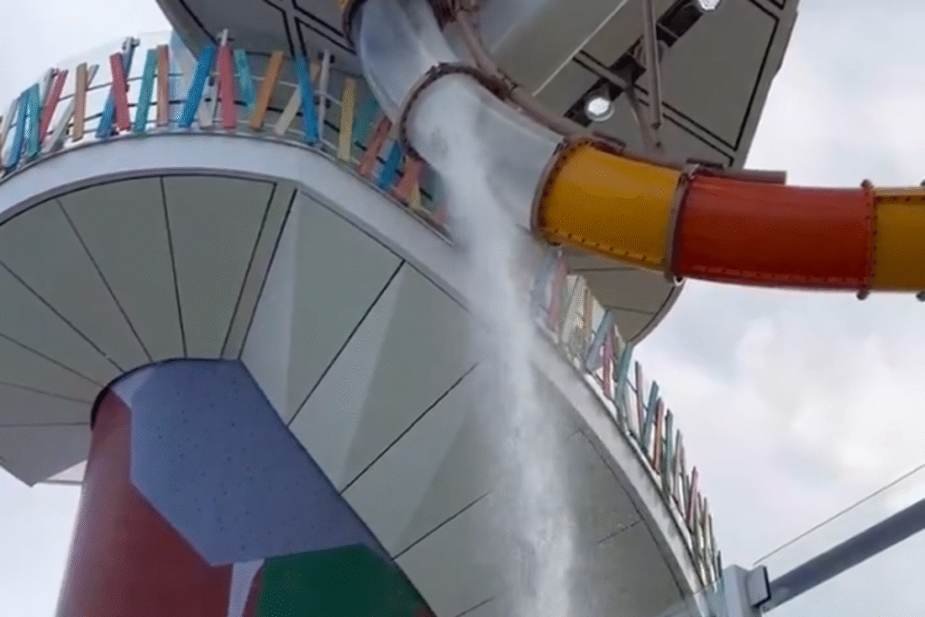 Royal Caribbean passenger at center of viral broken slide video on Icon of the Seas plans to sue company after suffering injury