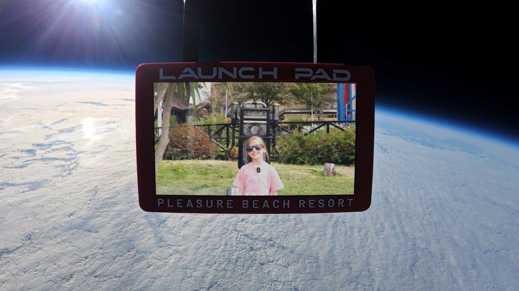 UK's Pleasure Beach transmits from space in world first