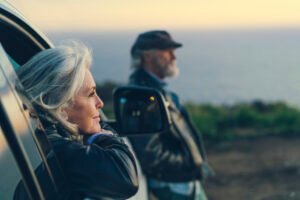couple on the road in retirement