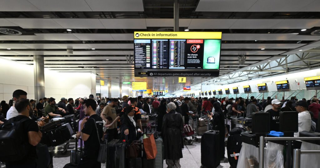 Airports race to fix check-in glitch after cyberattack hits Europe