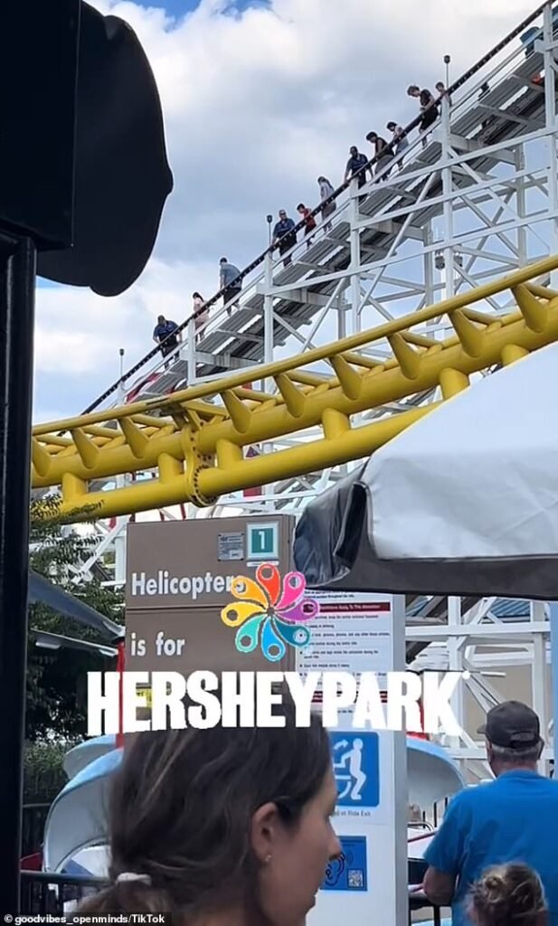 Hersheypark suffers another safety scare as ride is evacuated a week after boy nearly fell off monorail
