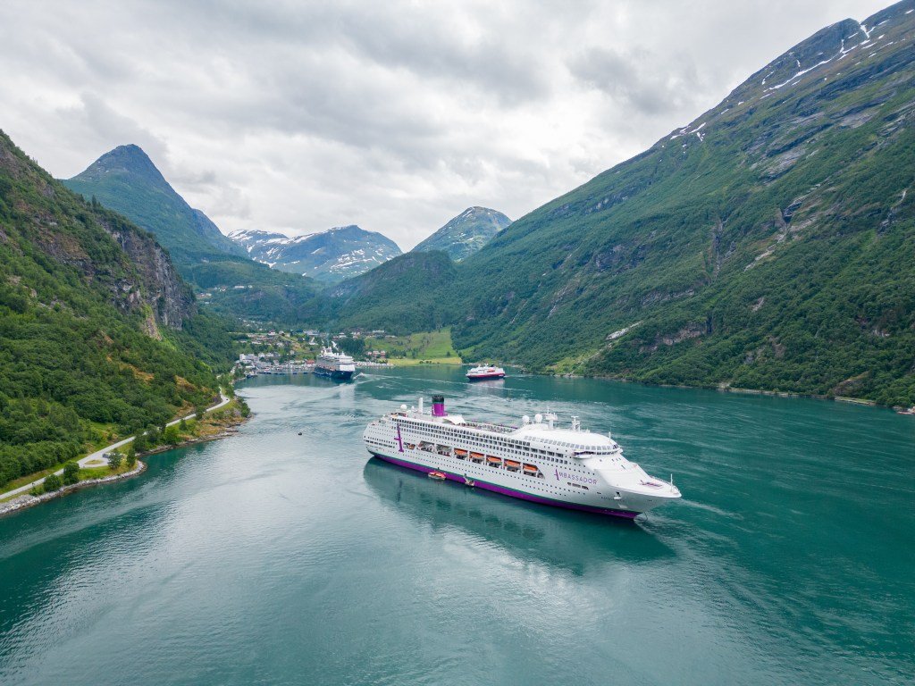 I went on the 'affordable luxury' Nordic cruise where temperatures hit 28C
