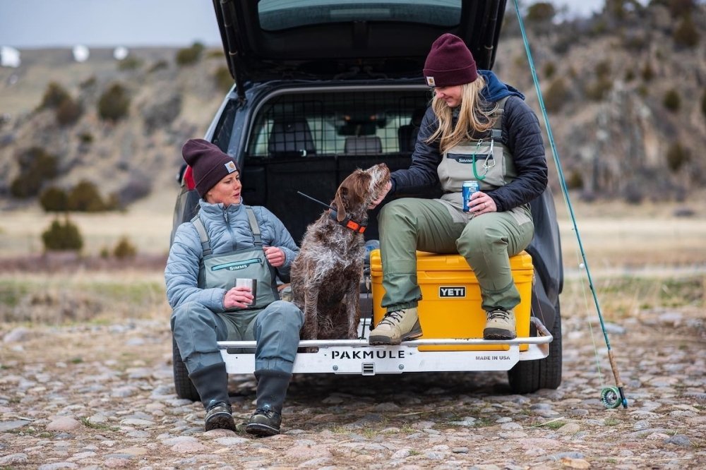 From camping trips to hanging out with furry friends, Pakmule's cargo carriers can be used for just about any excursion. (Courtesy Pakmule)