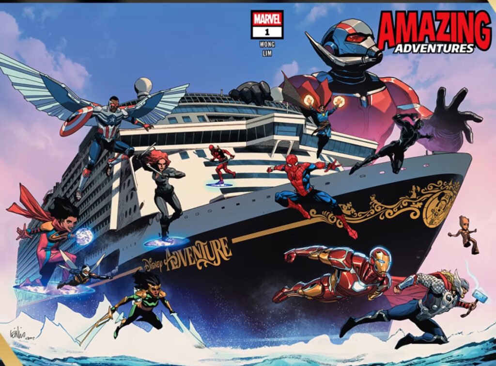 Ron Lim Draws Marvel & Disney Adventure Cruise Amazing Adventures #1