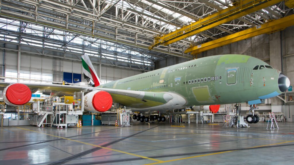 The Airbus A380's 950-Gallon Paint Job Adds Up To 2,425 Pounds In Weight