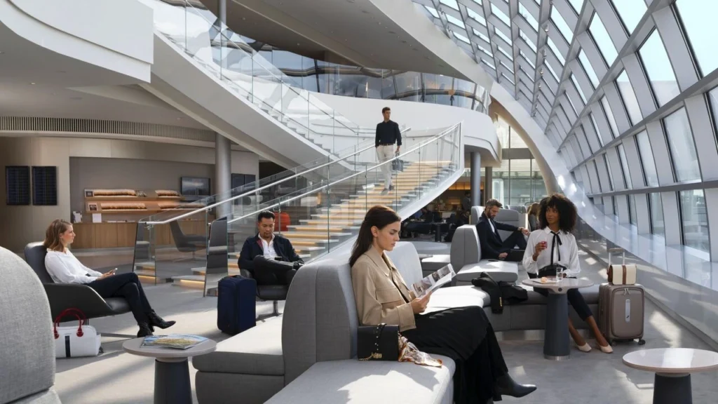 Air France Newark Airport Lounge