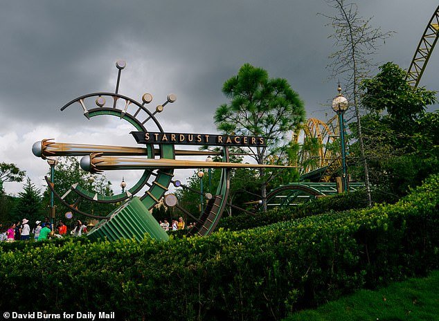 Stardust Racers rollercoaster (pictured), dubbed 'America's most dangerous rollercoaster,' officially reopened just weeks after a rider died from blunt-force trauma