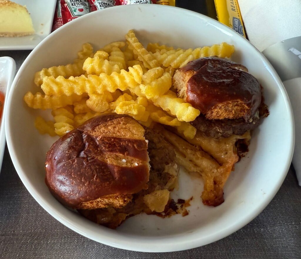 I Ordered American Airlines' Sliders & Fries, Because Peer Pressure Is Real