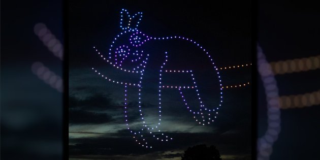 LumiNight Skies Drone Show returns to Wild Adventures