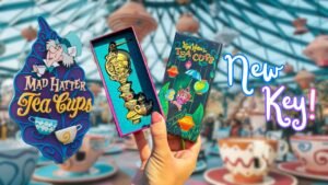Mad Hatter’s Tea Cups Collector Key at Disneyland Paris