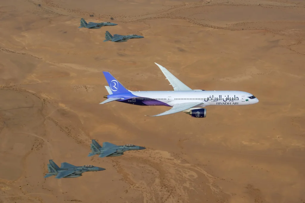 Riyadh Air Inaugurates 787 Flight from Largest Airport in the World to London