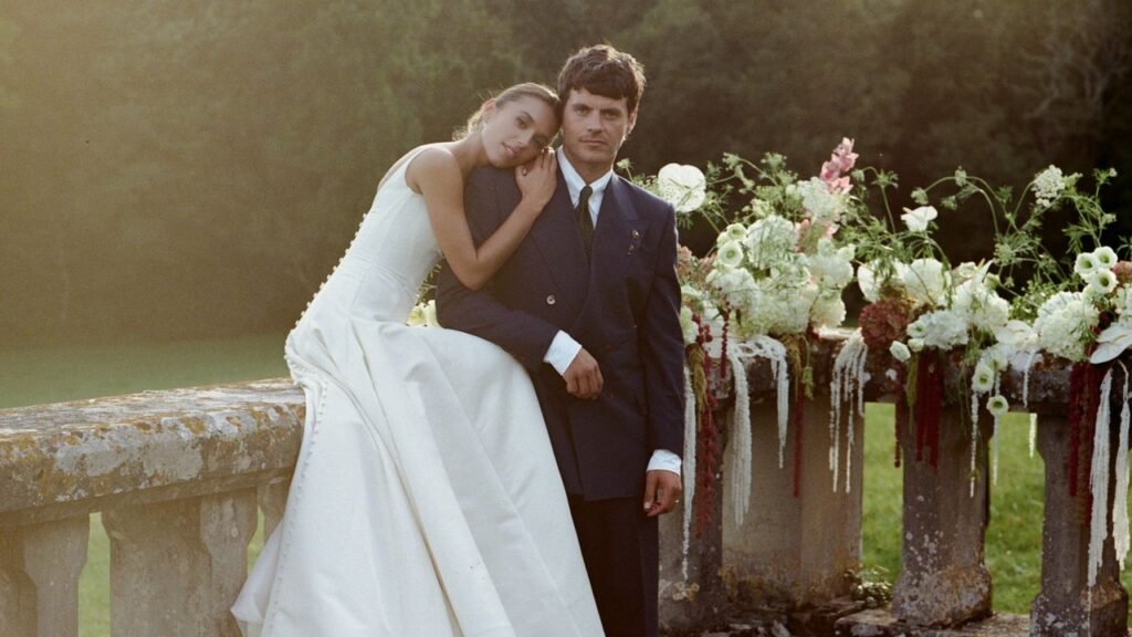 This Couple Married at a Historic French Château Nestled in the Foothills of the Pyrenees