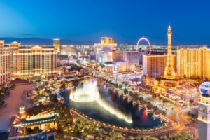 Las Vegas will be the home to the newest theme park: RetroEscapes. It will feature lands and attractions from the 1950s through 1990s, bringing in nostalgic fans worldwide. (Sean Pavone / Getty Images)