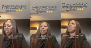 woman talking about her job