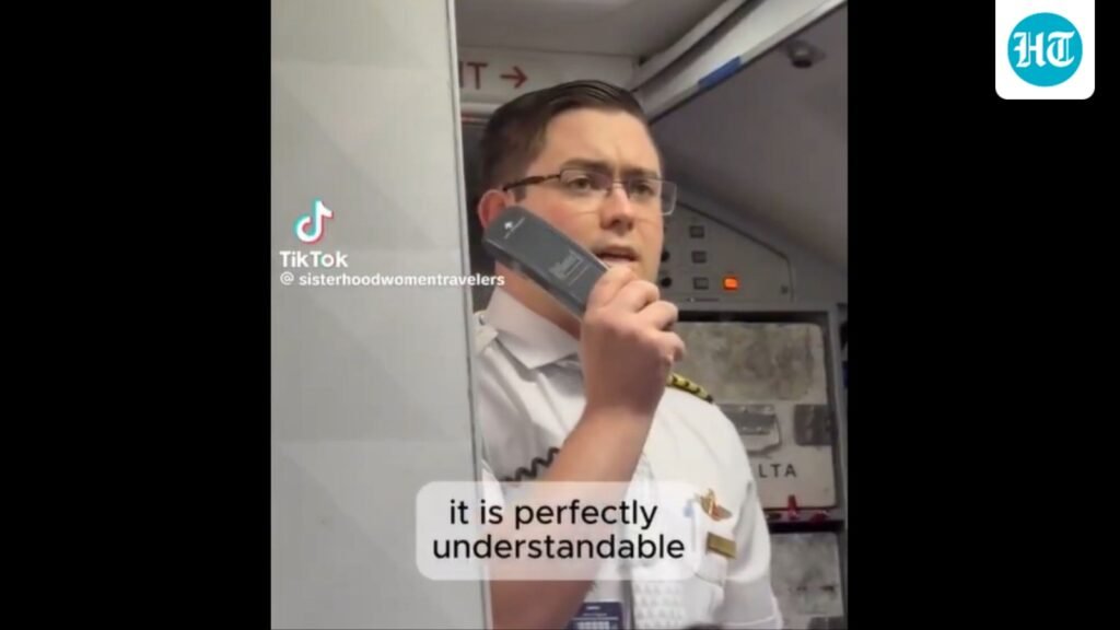 Amid US shutdown flight chaos, pilot's reassuring message to nervous flyers wins hearts. Watch
