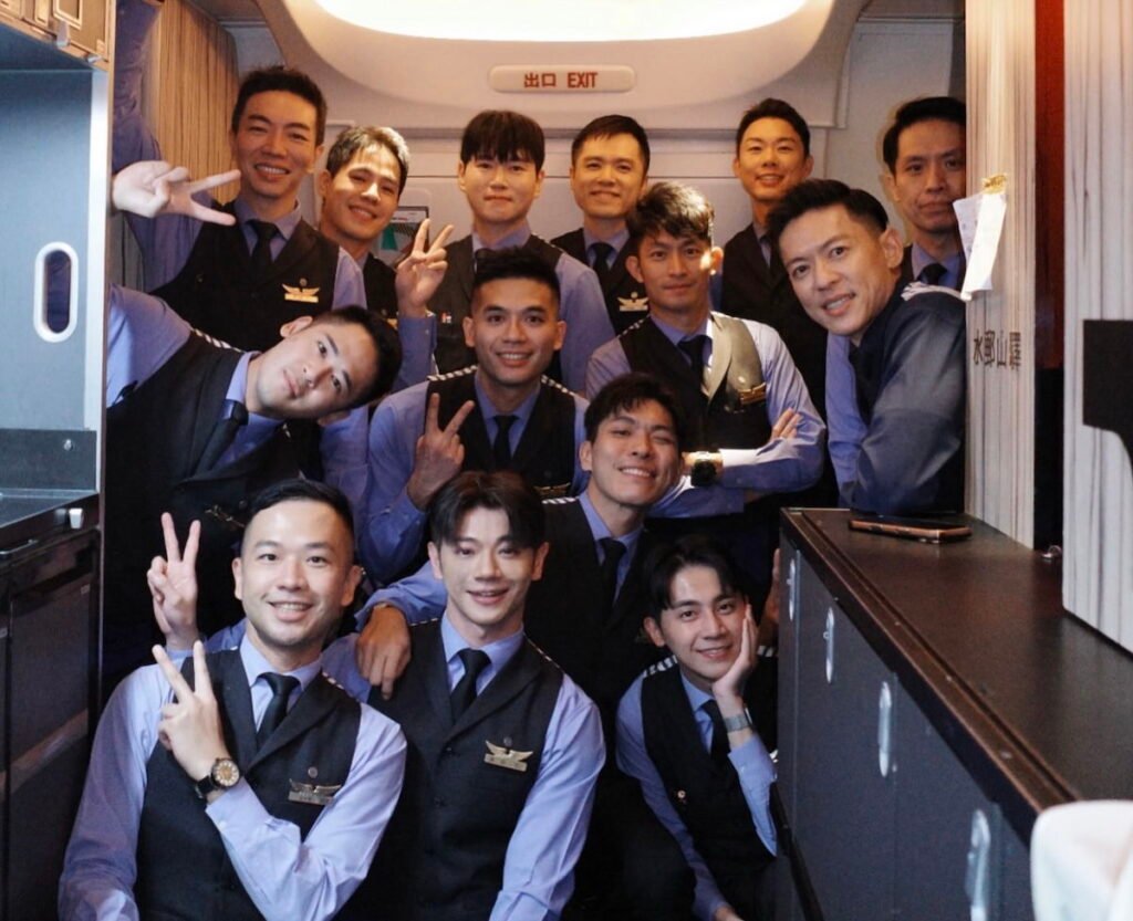 China Airlines' First All-Male Crew Flies To New York, Thanks To Rule Change