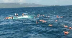 Cruise ship horror as 40ft catamaran sinks leaving 55 passengers stranded in the sea | World | News