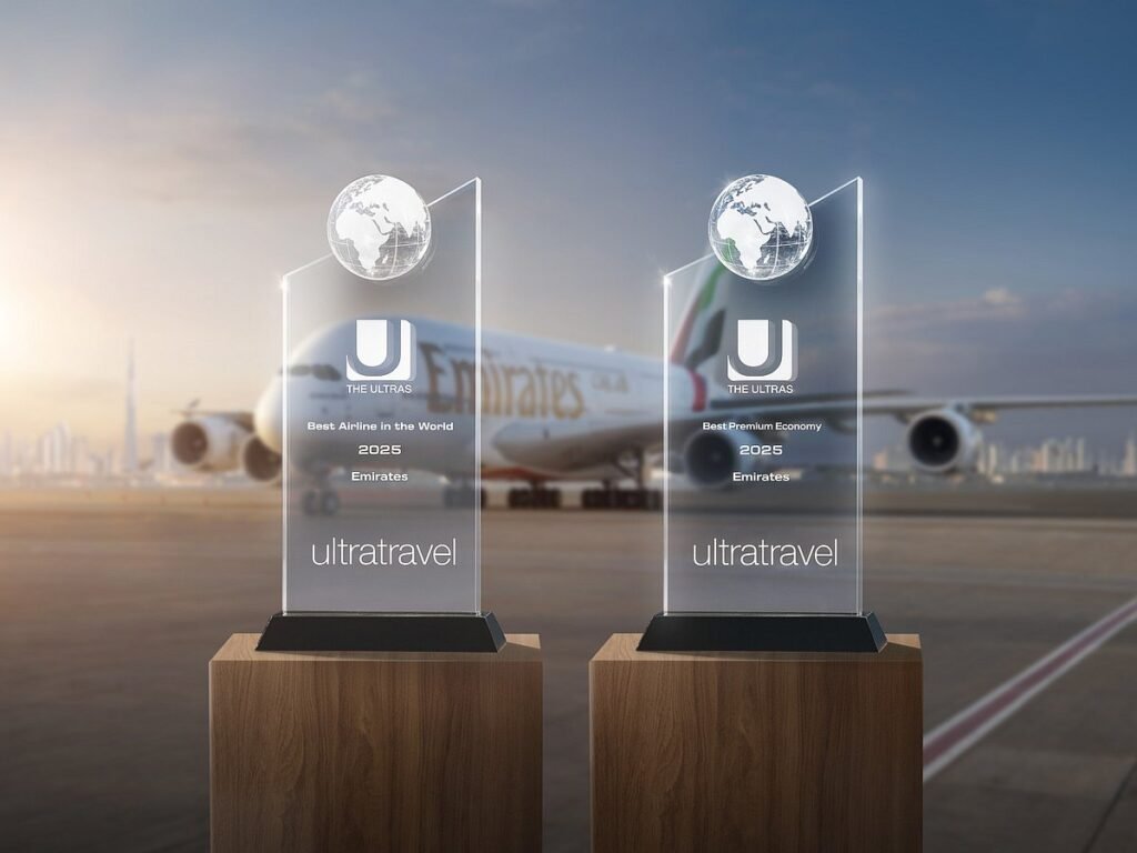 Emirates wins 'Best Airline in the World' for 8th consecutive year at ULTRAs travel awards 2025