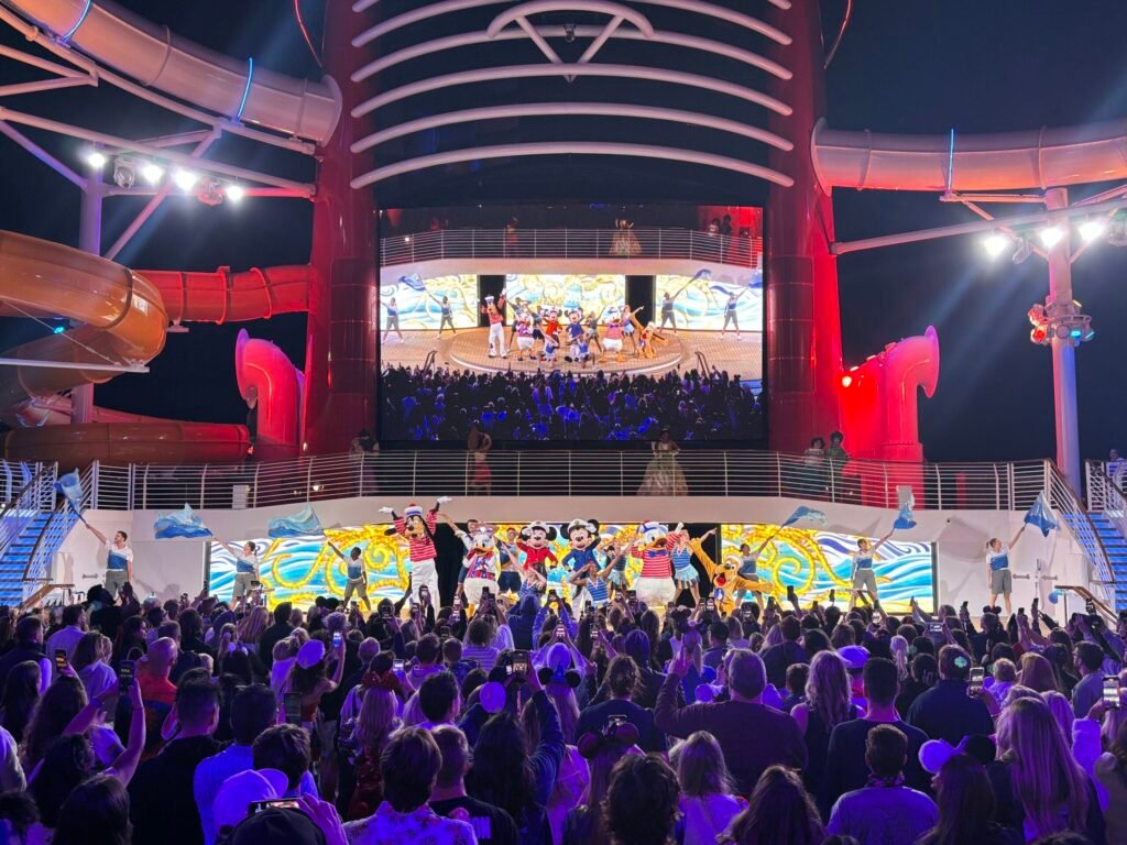 FULL SHOW: Spider-Man vs. Electro "Let's Set Sail" Sail Away Show on Disney Destiny