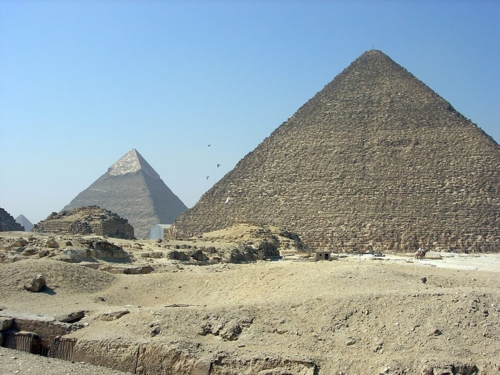 The Great Pyramids of Giza have eight sides, not four, according to a study published in the journal Archaeological Discovery.