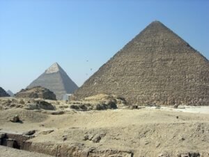 The Great Pyramids of Giza have eight sides, not four, according to a study published in the journal Archaeological Discovery.