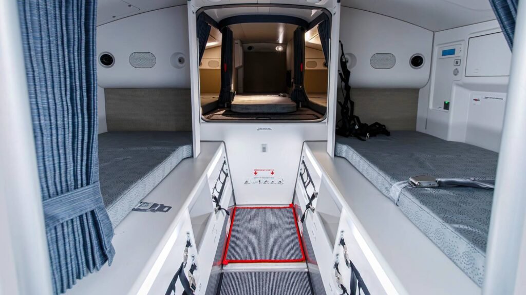 How Cabin Crew Rest & Sleep On 19+ Hour Flights