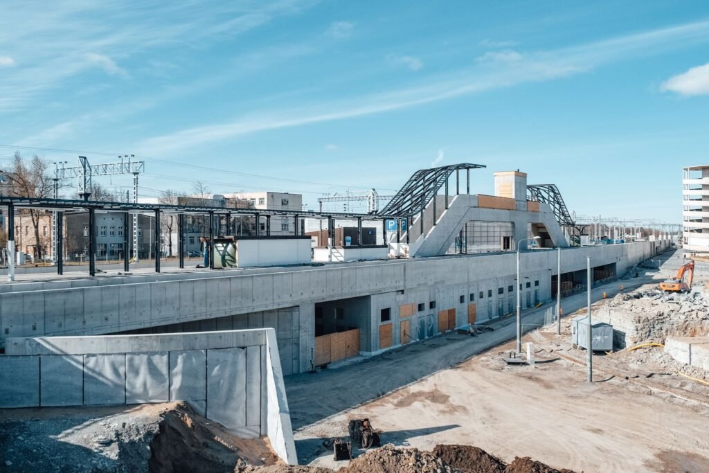 Rail Baltica Ülemiste terminal under construction in 2025. Credit: Rail Baltica.
