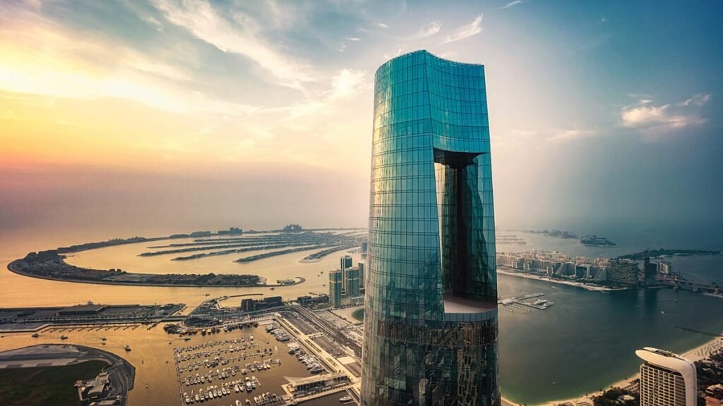 The world’s tallest hotel has just opened in Dubai at 377 metres tall with 82 floors