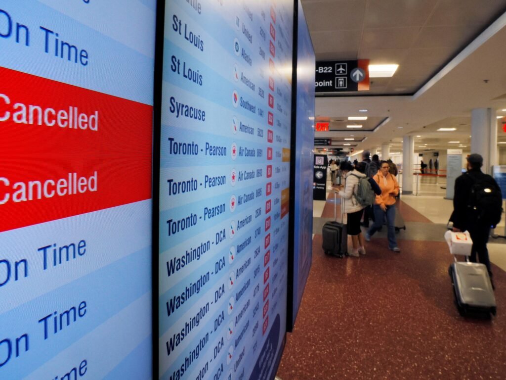 Thousands of US flights cancelled, delayed as government shutdown continues | Travel News