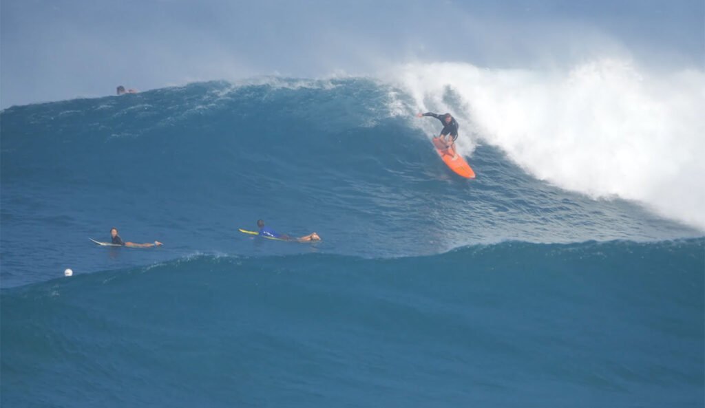 Ben Gravy surfing Sunset Beach