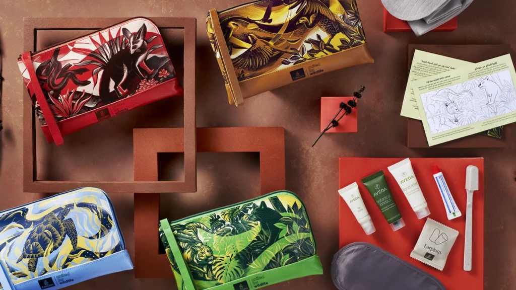 Emirates Launches New Reusable Amenity Kits to Highlight Endangered Wildlife