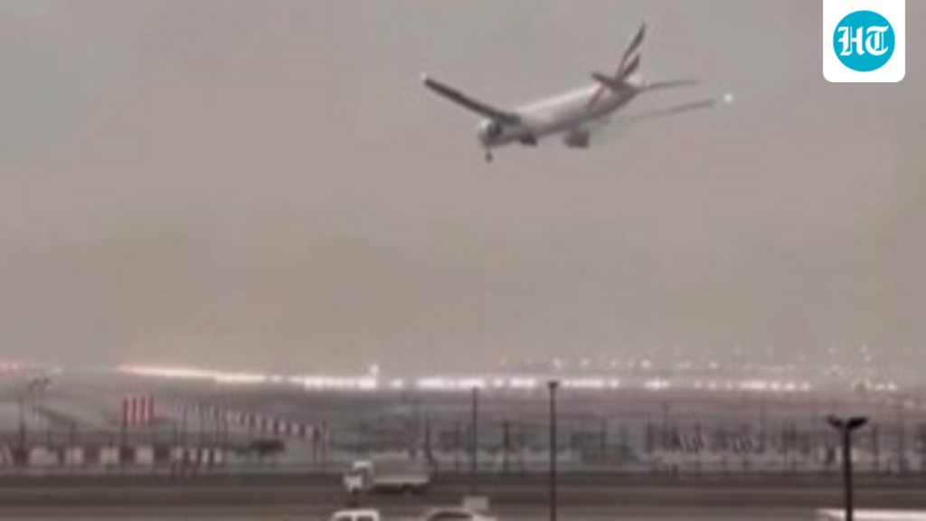 Emirates flight aborts landing as storms lash Dubai, dramatic video goes viral
