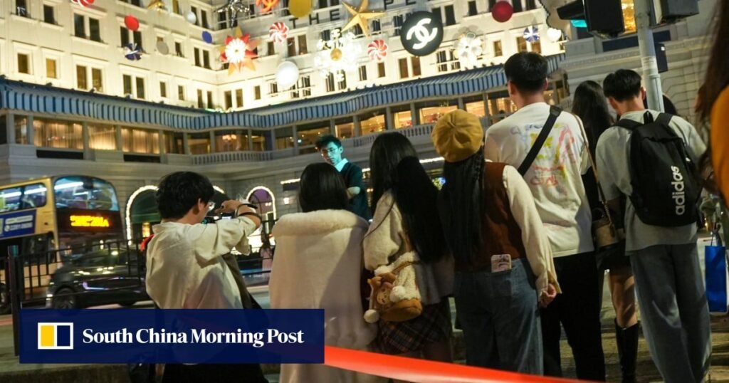 Festive decorations dazzle reckless selfie-takers at Hong Kong’s Peninsula hotel
