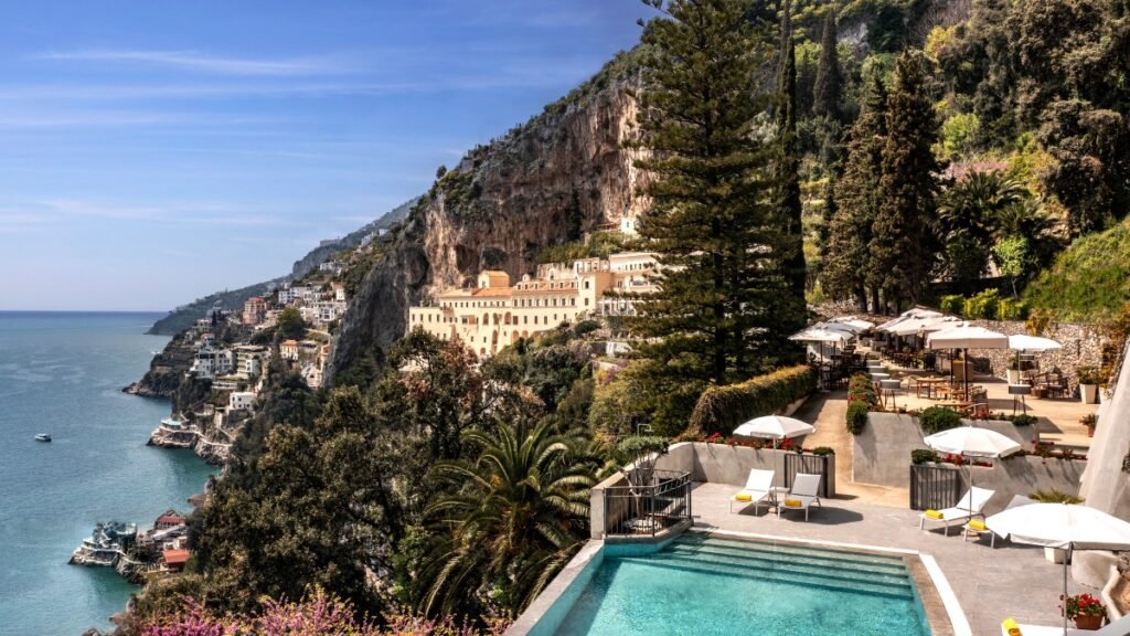 Inside the former monastery that’s now a spectacular cliffside hotel