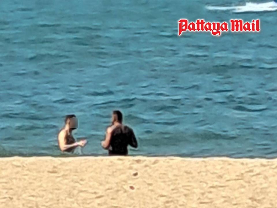 Pattaya officials warn foreign man after nude swimming incident on public beach