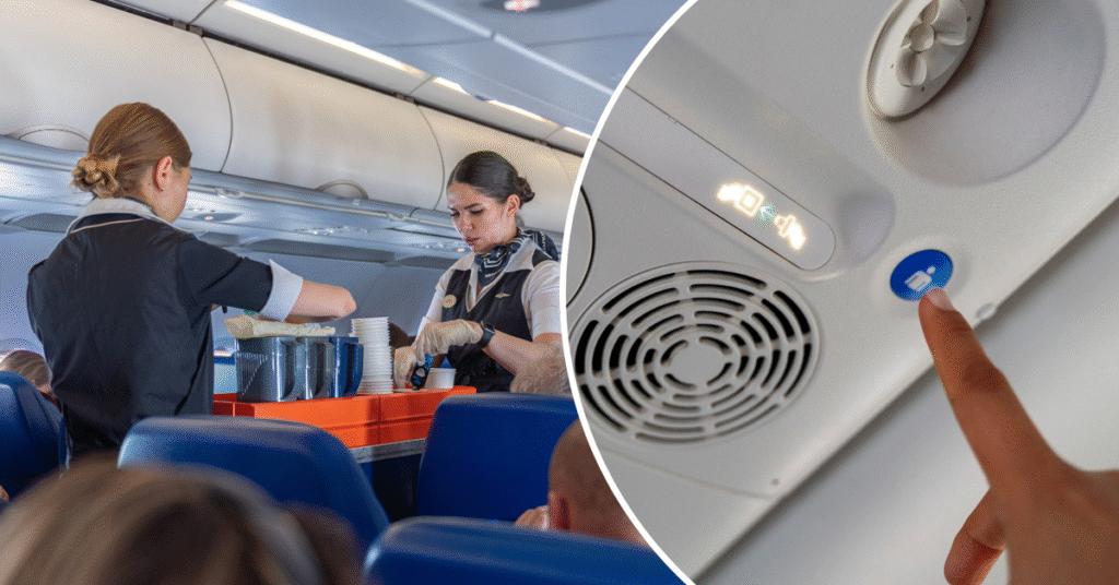 Plane etiquette: Flight attendant reveals the 'only reason' you should ever push the call button on a plane