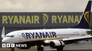 Ryanair plane at Stansted Airport was badly damaged in crash
