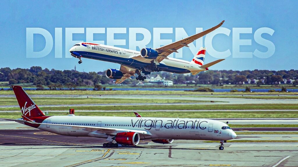 The Striking Differences Between British Airways & Virgin Atlantic’s Airbus A350-1000s